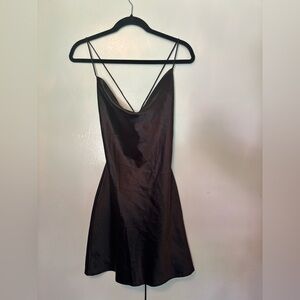 Princess Polly Black Backless Dress